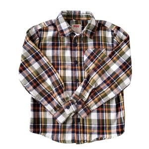 Levi's Boys Plaid Flannel Shirt